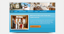 Desktop Screenshot of coleporterinn.com