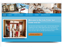 Tablet Screenshot of coleporterinn.com